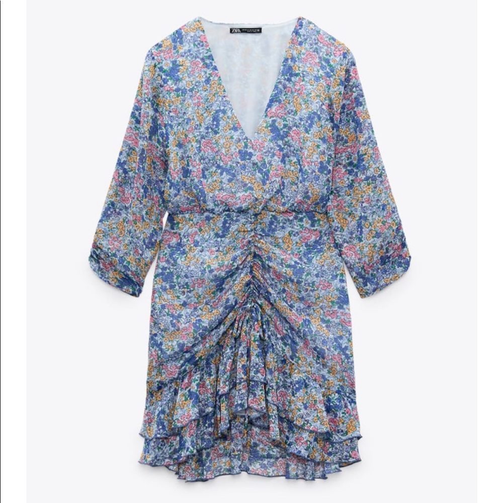 Zara mini floral dress